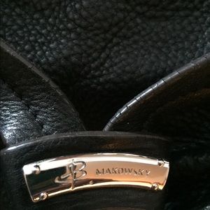 B Makowsky Bags - B Makowsky black leather slightly used purse. B Makowsky Bags - B Makowsky black leather slightly used purse.
